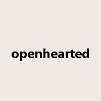 openhearted是什么意思