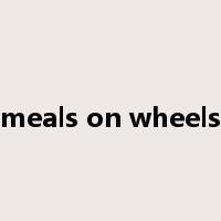meals on wheels是什么意思