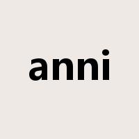 anni是什么意思