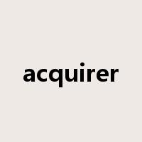 acquirer是什么意思