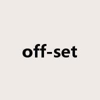 off-set是什么意思