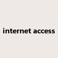 internet access是什么意思