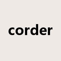 corder是什么意思