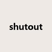 shutout是什么意思