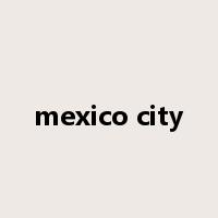 mexico city是什么意思