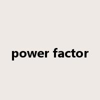 power factor是什么意思