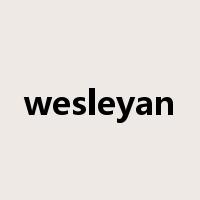 wesleyan是什么意思