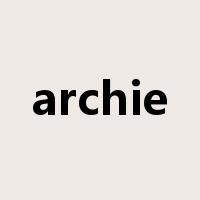 archie是什么意思