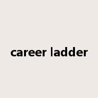 career ladder是什么意思