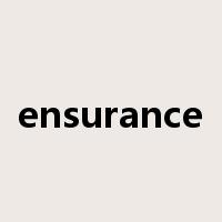 ensurance是什么意思