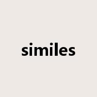 similes是什么意思