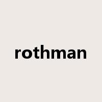 rothman是什么意思