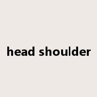 head shoulder是什么意思