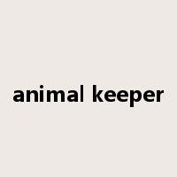 animal keeper是什么意思