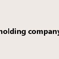 holding company是什么意思