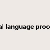 natural language processing是什么意思