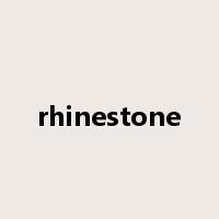 rhinestone是什么意思