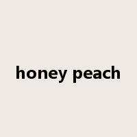 honey peach是什么意思