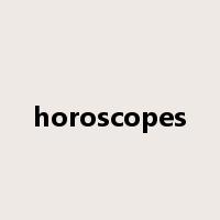 horoscopes是什么意思