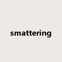smattering是什么意思