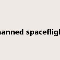 manned spaceflight是什么意思