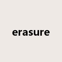erasure是什么意思