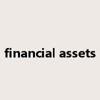 financial assets是什么意思
