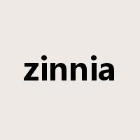 zinnia是什么意思