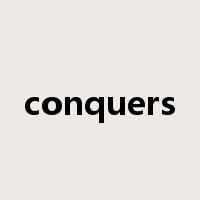 conquers是什么意思