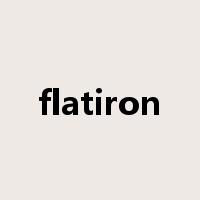 flatiron是什么意思