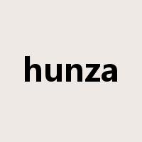 hunza是什么意思