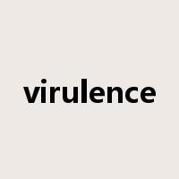 virulence是什么意思