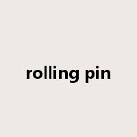 rolling pin是什么意思