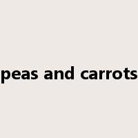 peas and carrots是什么意思