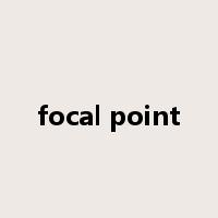 focal point是什么意思