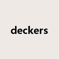 deckers是什么意思