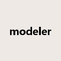 modeler是什么意思