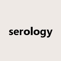serology是什么意思