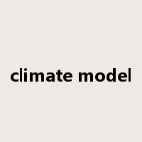 climate model是什么意思