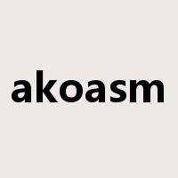 akoasm是什么意思