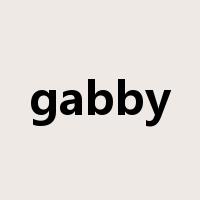 gabby是什么意思