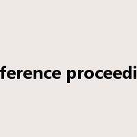 conference proceedings是什么意思