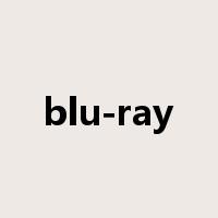 blu-ray是什么意思