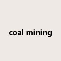coal mining是什么意思