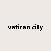 vatican city是什么意思