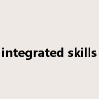 integrated skills是什么意思