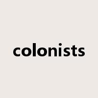 colonists是什么意思