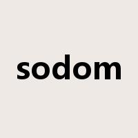sodom是什么意思