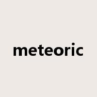 meteoric是什么意思
