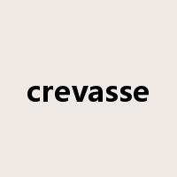 crevasse是什么意思